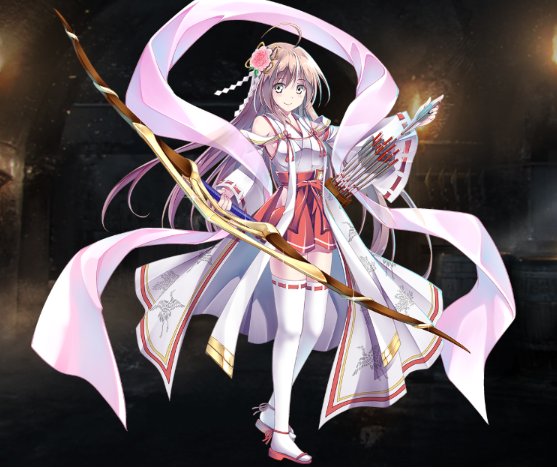 ピーナッツ Auf Twitter 新春の弓巫女ソーマ イラスト 覚醒前 覚醒 第二覚醒 千年戦争アイギス T Co 9n0n8m0cpd Twitter