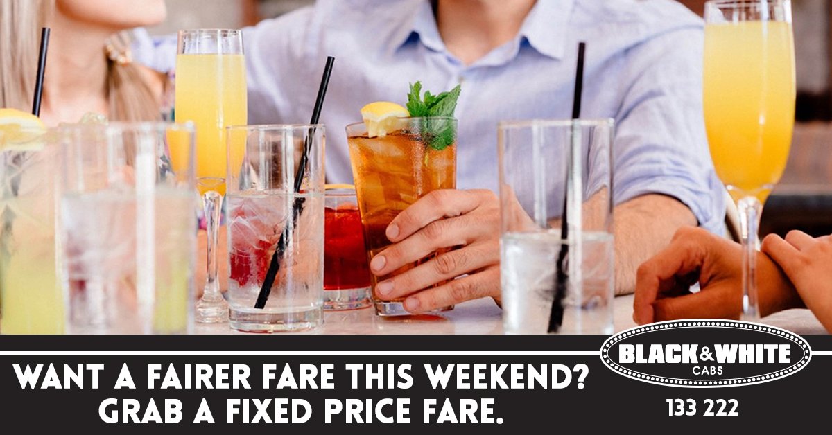 BlacknWhiteCabs's tweet photo. Sick of surge price cutting into your weekend? Secure a Fixed Price Fare with Black & White Cabs.
This weekend, whether it’s day or not, catch a black and white…
#Weekend #TGIF #StuffSurges #blackandwhite https://t.co/K2v4HaDXUl