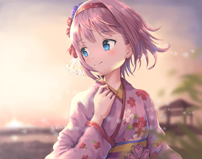 晴れ着ユイちゃんです
#プリコネR 