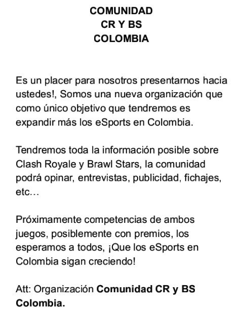 Comunidad CR/BS Colombia tweet media