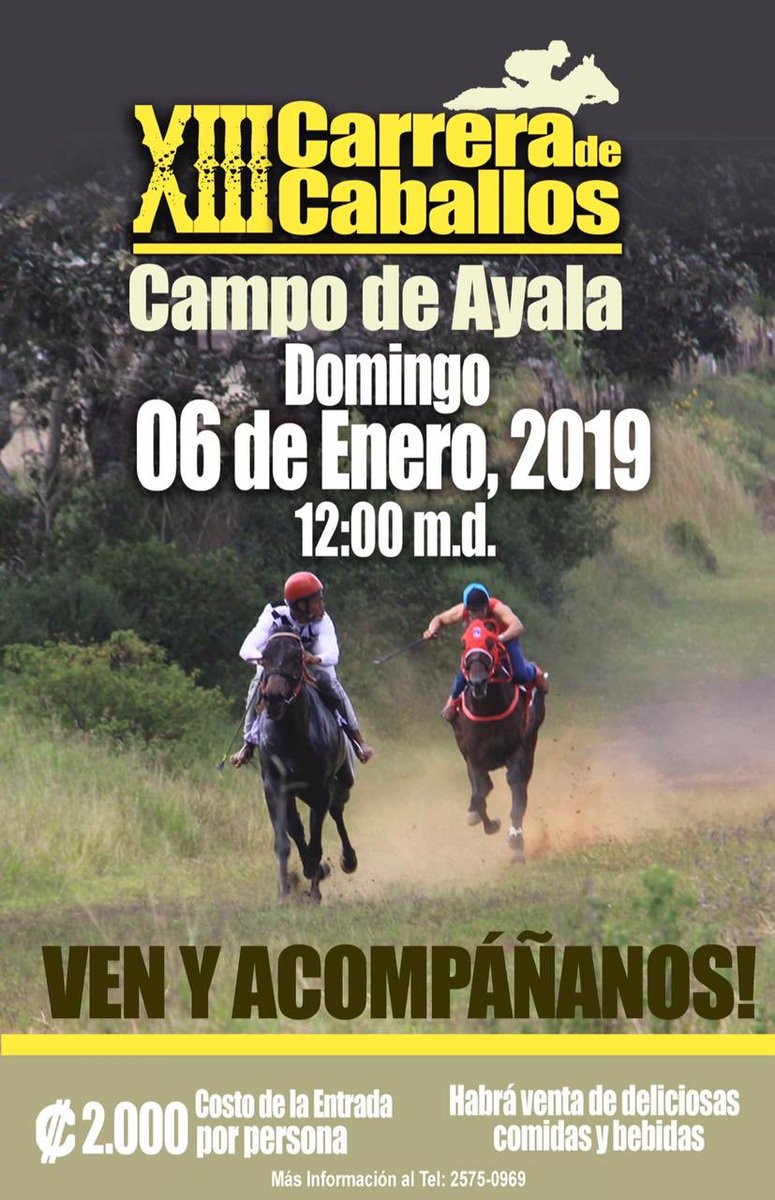 Empieza el verano y se vienen las carreras de caballos.