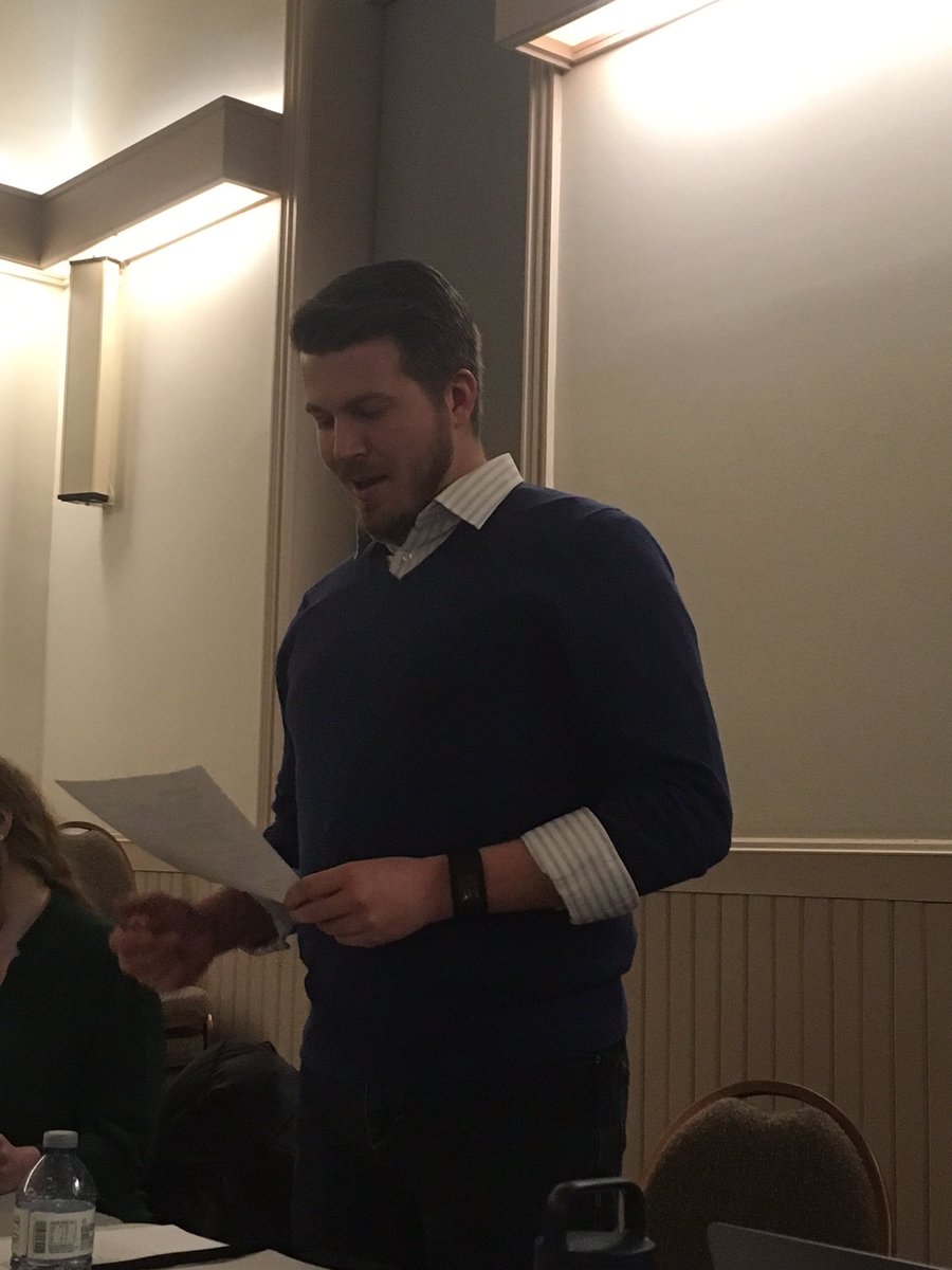 carleton_jf's tweet photo. A big thank you to our outgoing President, Andrew Bunda, and our outgoing Provincial Director, Quintina Cuddihy, who spoke last night about effective meetings and the structure of JFAO respectively at our AGM. @JuniorFarmers https://t.co/9z382GF37C