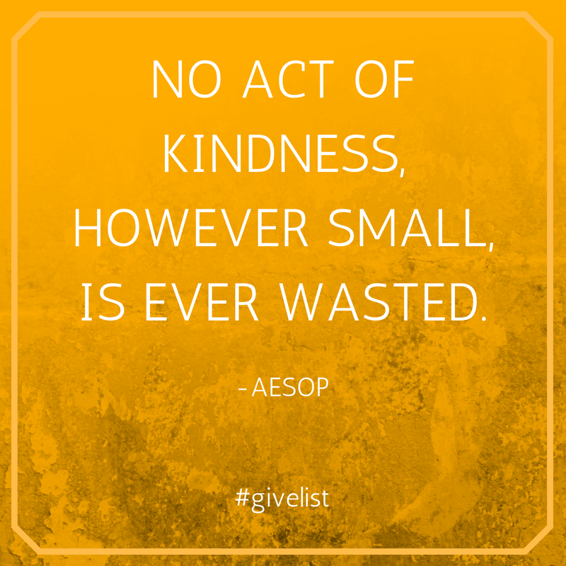 #givelove #givelist #empowerkindness #kindnessascurrency #givelistcommunity