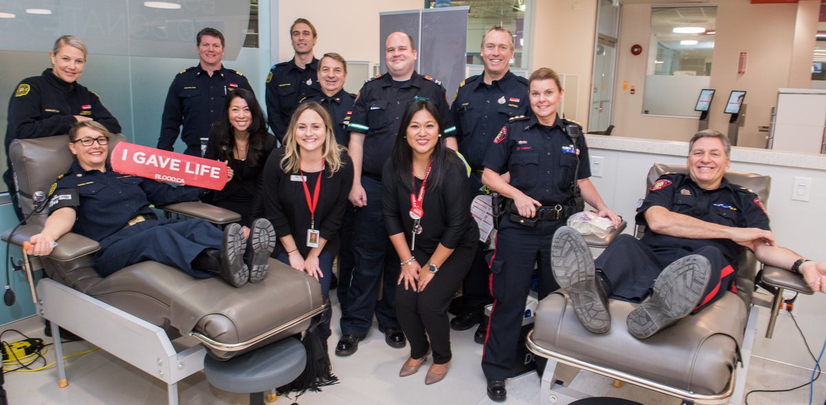 CGYFireFighters's tweet photo. Sirens for Life kicked off today. Members from your Calgary Fire Department are proud to have taken part by rolling up their sleeves to donate blood. Sirens for Life Campaign runs all January. Visit
https://t.co/w0zgpxk8yj to donate.
@LifelineCalgary #yycfire https://t.co/helHHxTTsR