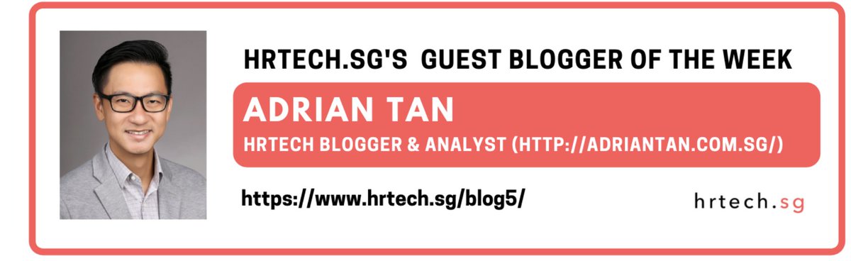 What a way to start 2019 ... From the man himself <a href="/adriantan18/">Adrian Tan</a> -Singapore's very own HR Tech Expert &amp; Blogger 

Blog available at lnkd.in/gr-2A5K

#hrtech #hrtechsg #singaporeHRtech #startups #techhr #futureofwork #blogger #digitalHR #singaporehrprofessionals #futureofHR