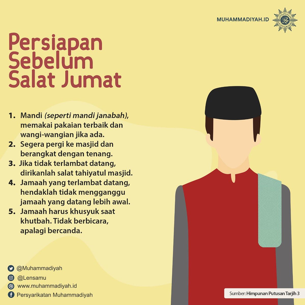 Muhammadiyin Garis Lucu On Twitter Persiapan Sebelum Salat Jumat