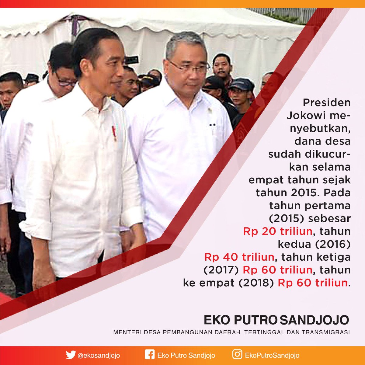 ekoyulianbrian1's tweet photo. #JokowiMembangunDesa

@Jokowi
@EkoSandjojo
@anwsanusi
@taufikmadjid71
@fachrilabalado
@Kemendes
@febbydtbangso
@UcokSyafrizal
@ms_feri
@Tan_Rajo https://t.co/e6C8LDKKkh