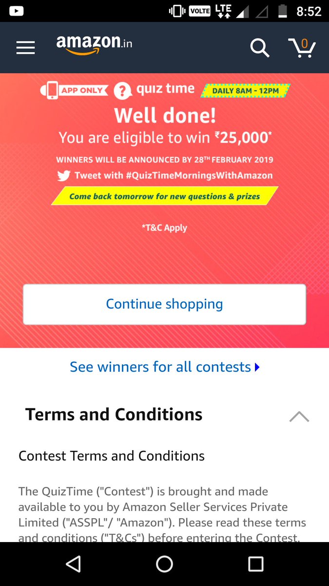 manoj_pahal's tweet image. #Quiz Time Morning with Amazon