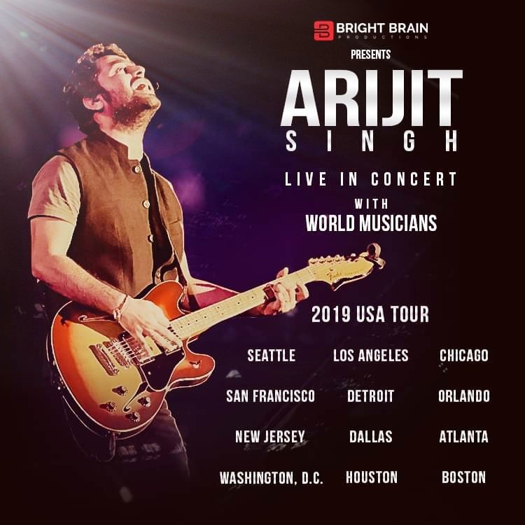 gurdeep_kumar93's tweet photo. 🙏 😍 🙌 Hi everyone, this is #GoodAndConfirmedNews for all #Arijitians. '@raiisonai' Sir is coming soon at 14 city tour of @usa for a #LiveInConcert with #WorldMusicians on April to May 2019 and presenting by #BrightBrain. So all #Arijitians get ready for live concert. https://t.co/A3wlXWZdsB