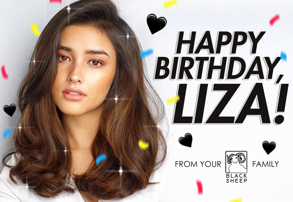 Black_SheepPH's tweet photo. Yassssss, queen! 🖤 Happy birthday from your Black Sheep fam, @lizasoberano! 🎉 https://t.co/DaxYr0ghzb