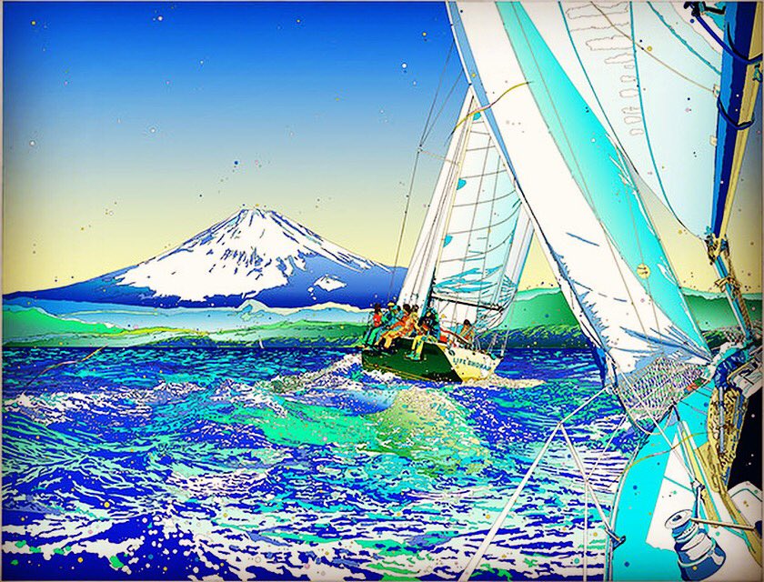 鈴木英人WATERS ポスター