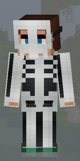Skeleton Minecraft Costume