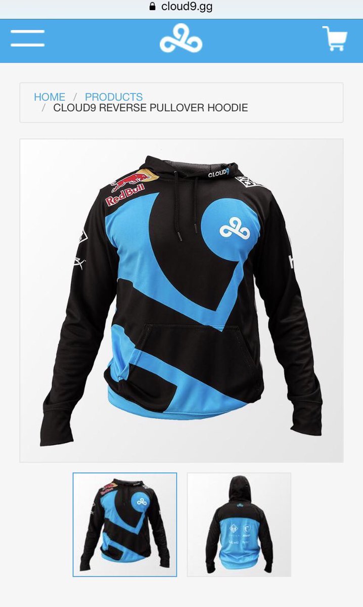 Cloud9 reverse pullover hoodie 2025