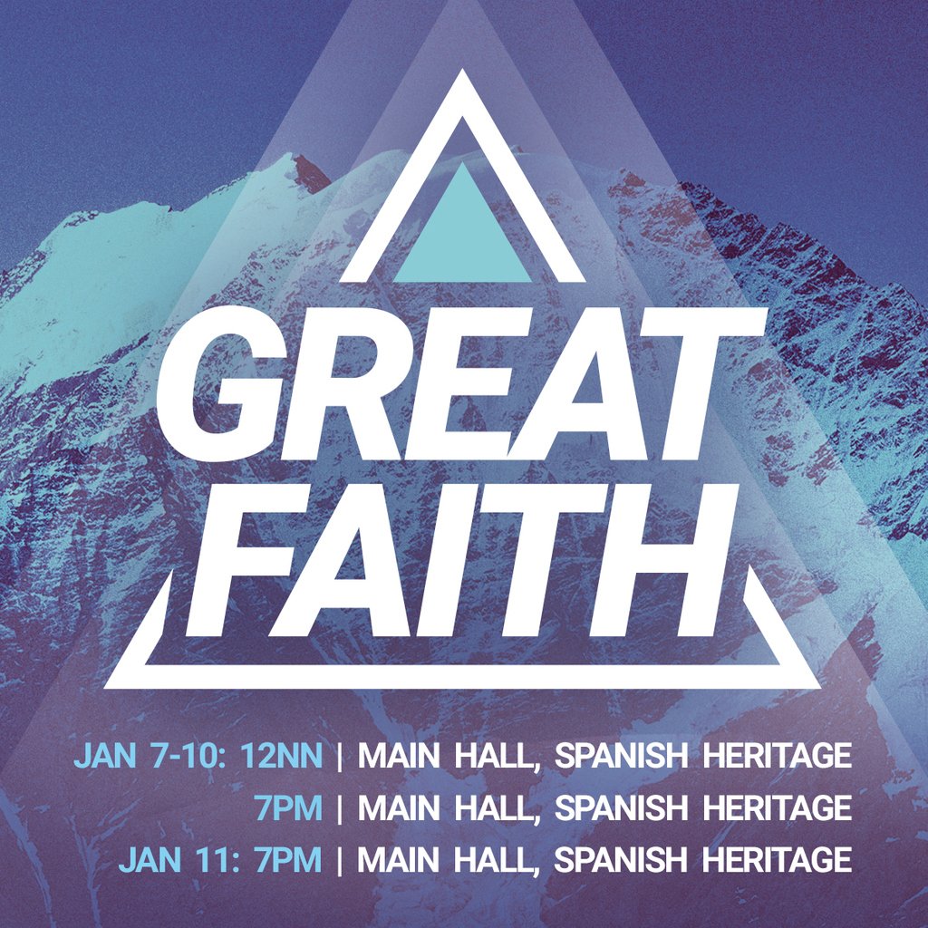 victorydgte's tweet image. Let’s enter the year with great faith in our great God! 

Here's the schedule and venue of our prayer meetings. See you! #ENFast2019