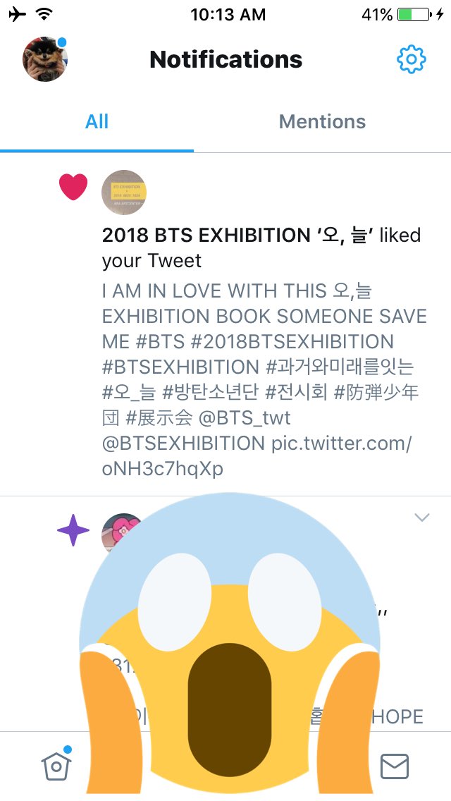 darkerthankuroi's tweet photo. Um did the official bts exhibition  account just like my tweet??? 헐 이거 실하냐....来週東京池袋展示会楽しみ☺️ @BTSEXHIBITION #BTS #2018BTSEXHIBITION #BTSEXHIBITION #과거와미래를잇는 #오_늘 #방탄소년단 #전시회 #防弾少年団 #展示会 https://t.co/yRPB4g6X4P