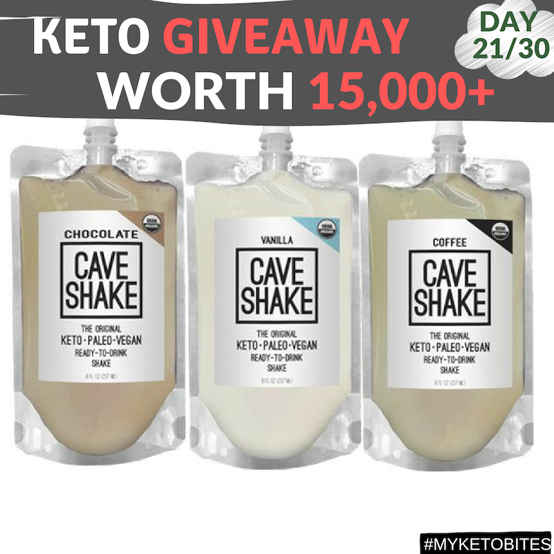 myketobites's tweet photo. 🎁 🎁🎁 Sign-up for the biggest keto giveaway from MyKetoBites here: https://t.co/kCu10iV3yU 🎁🎁🎁

✅ Cave Shake is the original KPV diet shake
 #ketogiveaway #caveshake #originalKPVdiet #keto #ketogenic #paleo #vegan #readytodrink #mealreplacement #ketomealreplacement #ketosis https://t.co/hbkpsh210j