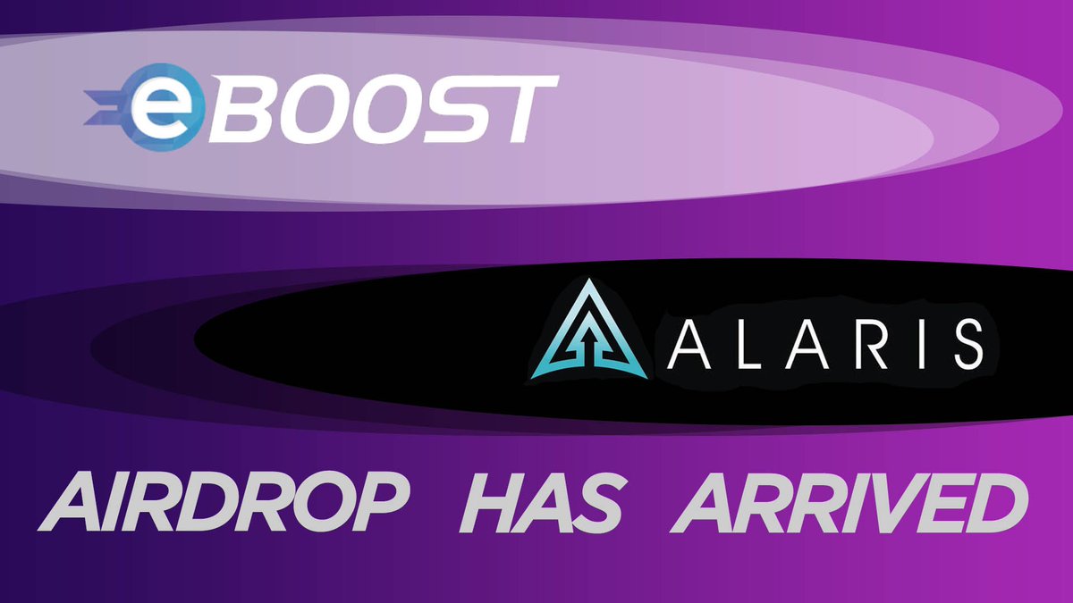 ANNOUNCEMENT 4: Our highly anticipated and long awaited Alaris airdrop is finally ready! For all the info, head over to our blog post: eboost.fun/2018/12/18/ala…
Boaexchange.com will be hosting this drop!
#ebst #airdrop #alaris #cryptonews #crypto