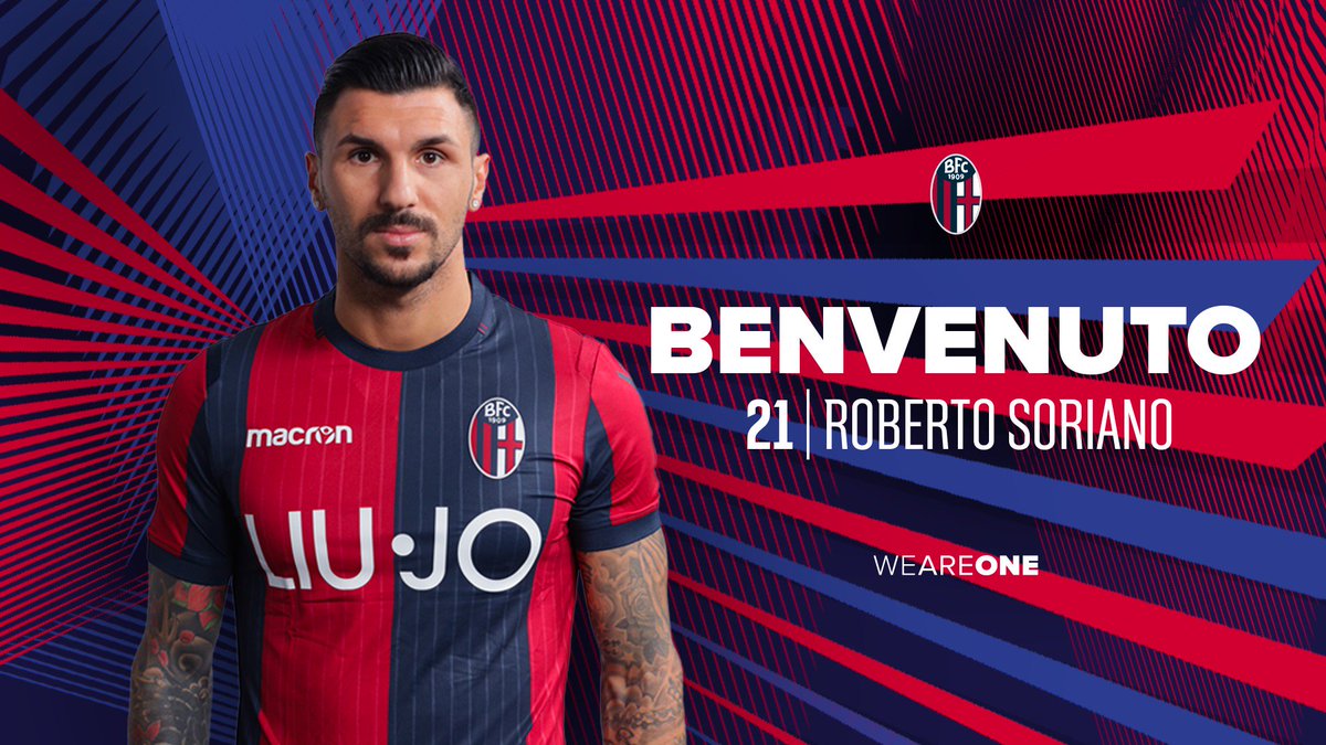 Ufficiale ✍️
Roberto #Soriano è un nuovo giocatore del Bologna!
Benvenuto 👏
#WeAreOne 🔴🔵