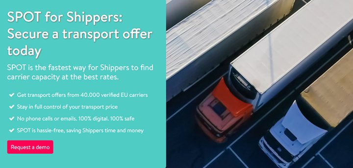 SPOT is the fastest way for Shippers to find carrier capacity at the best rates!
Get transport offers from 50.000 verified EU carriers with Teleroute: zurl.co/Dksh 
#Teleroute #SPOT #Shippers #Carrier #Capacity