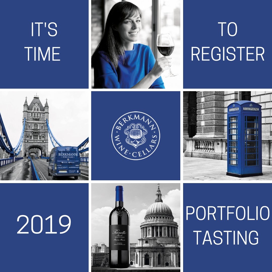It’s time to register for the 2019 Portfolio Tasting! 
Any occasion, any place, anyhow, whatever the nature of your business, we have the wines #foryou. Click here to register bit.ly/2VuSDTp
#BerkmannTasting2019
