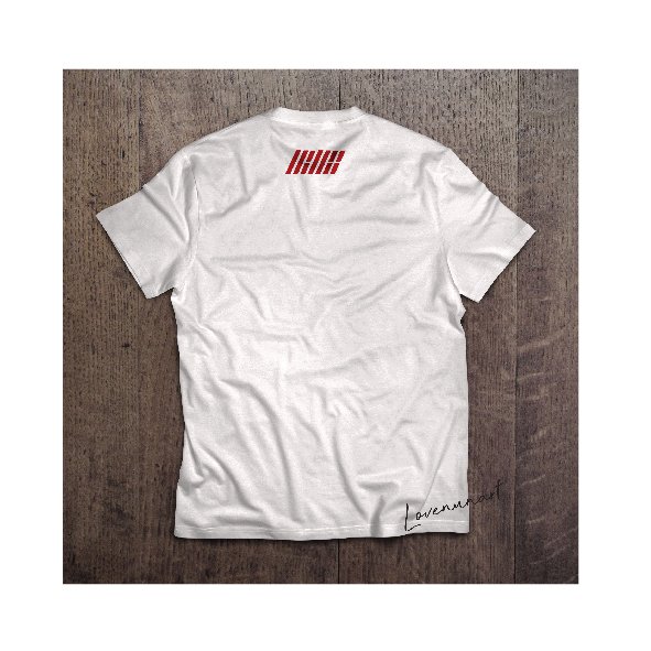 urichanu's tweet photo. Back of the tshirt. iKON logo. So premium. You must buy it❤ #iKONSTUFF #IM_OK #iKON #TSHIRTIKON https://t.co/GHlA3PiSl2