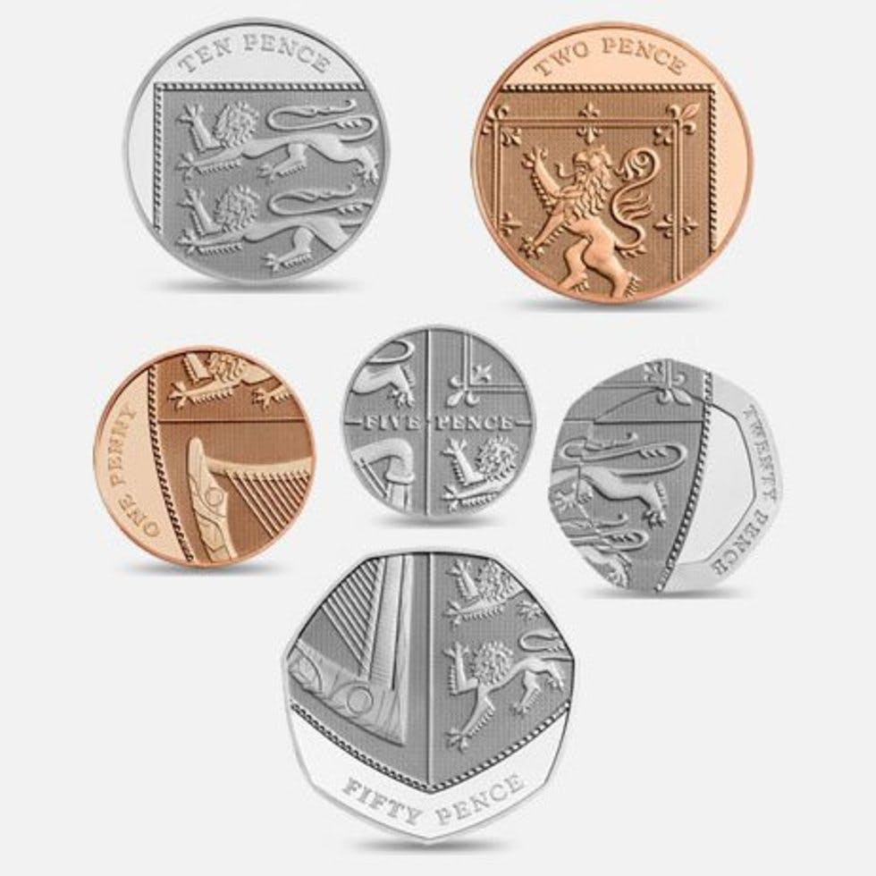 Cash4CoinsUK's tweet image. #FactFriday The 2008 coin redesign saw them join together to form the Shield of the Royal Arms.  When you put them together it is pretty cool to look at, what do you think?  #FunFacts #CoinSorting #CoinProcessing