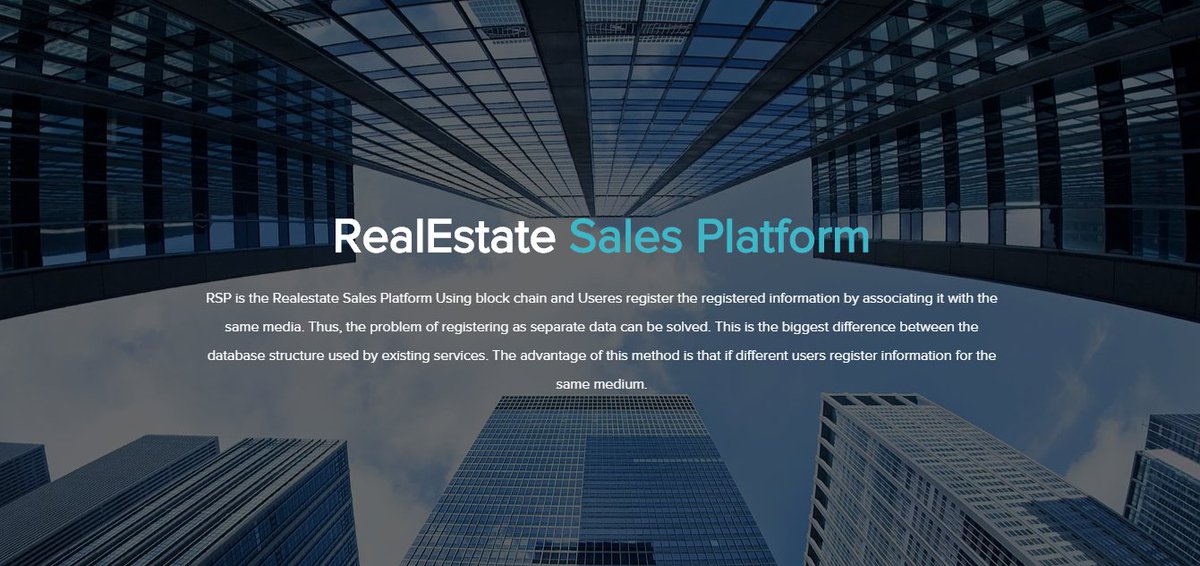 RSP - RealEstatePlatform ERC-20 Token Is Coming !!

#btc #ERC20 #bitcoin #cryptocurrency #cryptocurrencies #realestate