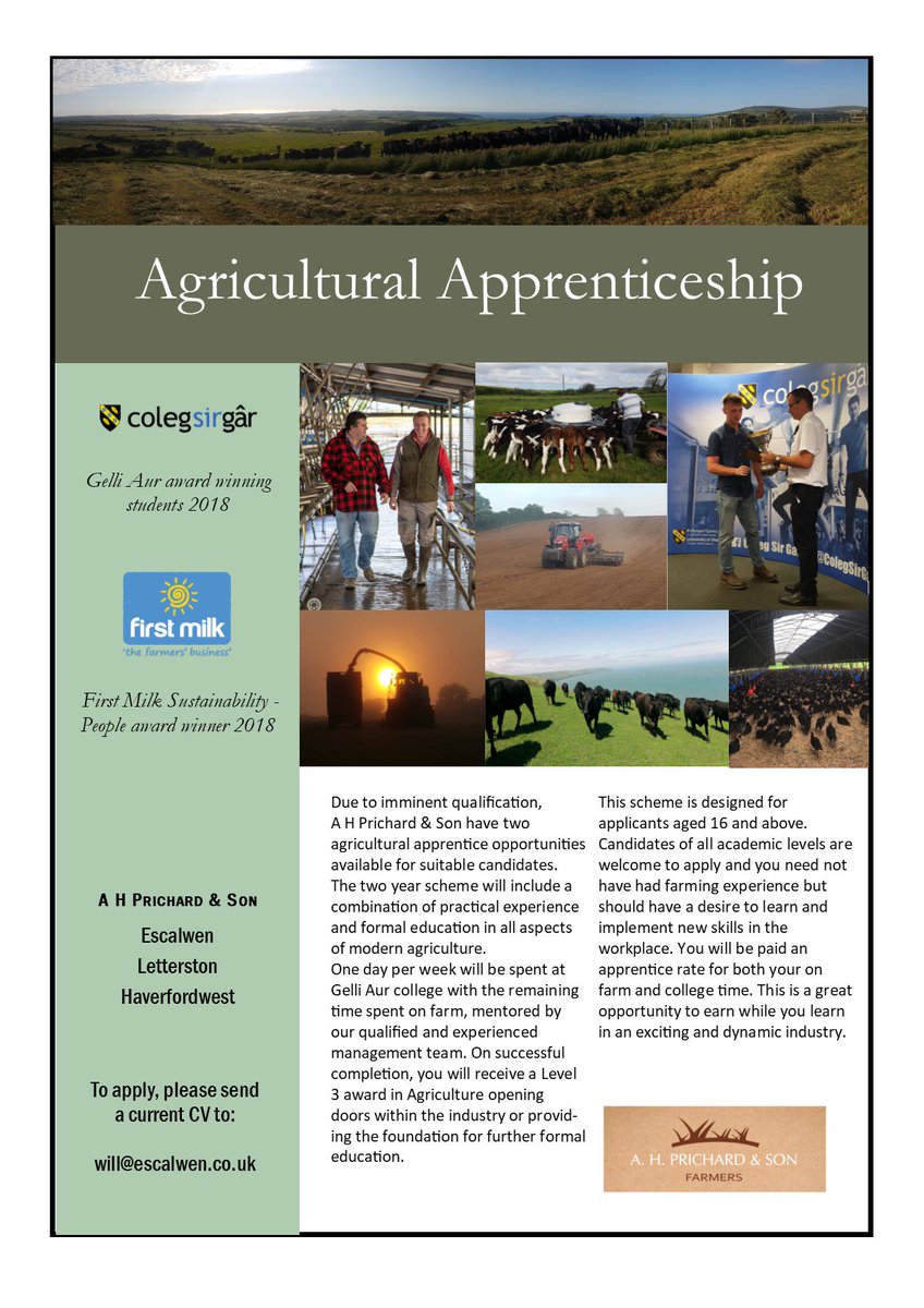 Escalwen's tweet photo. We are opening our apprenticeship program for 2019. Feel free to have a read, share or get in touch...... https://t.co/duxOSz42vU
