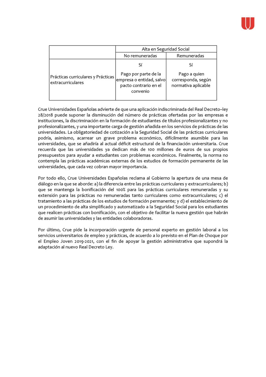 Crue Universidades tweet media