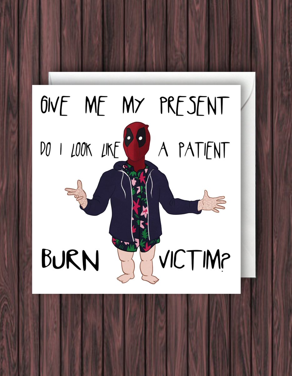 Excited to share the latest addition to my #etsy shop: Deadpool Card. Funny Birthday Card. Marvel Birthday Card. Geek Birthday Card. x-men birthday card. etsy.me/2saFlO9 #papergoods #deadpool #birthdaycard #marvelbirthdaycard #wadewilson #funnybirthdaycard