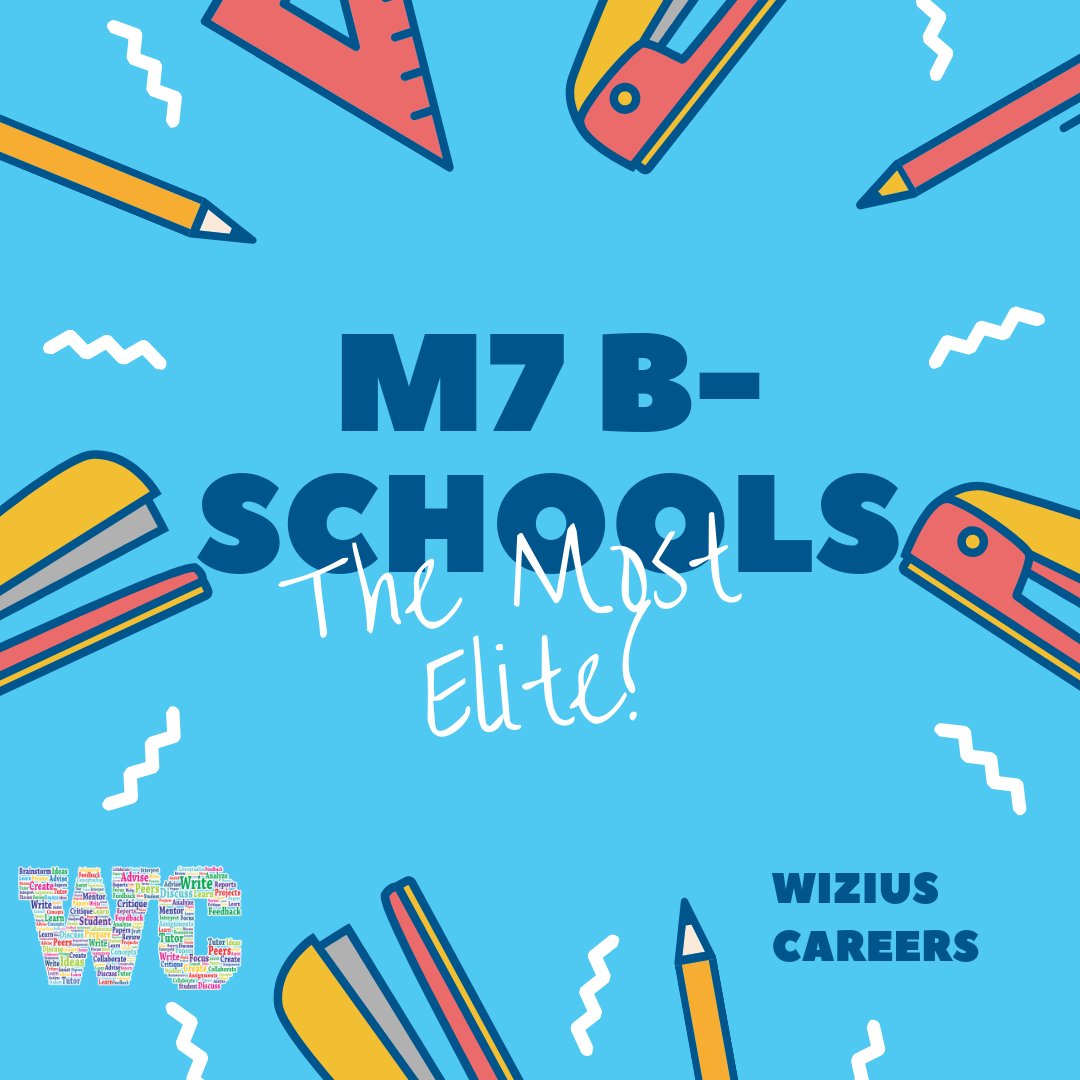 wiziuscareers's tweet photo. The Elite list - M7 B-schools
#harvard #stanford #wharton #kellogg #mitsloan #chicagobooth #columbia #mba #admissions #elite #admissions #admitted #accepted #seleted #topcollege #topuniversity #gmat #isb #wiziusgmat #gmatprep #learnwithwizius #wiziusmbaadmissions https://t.co/yd9HhVZeGL