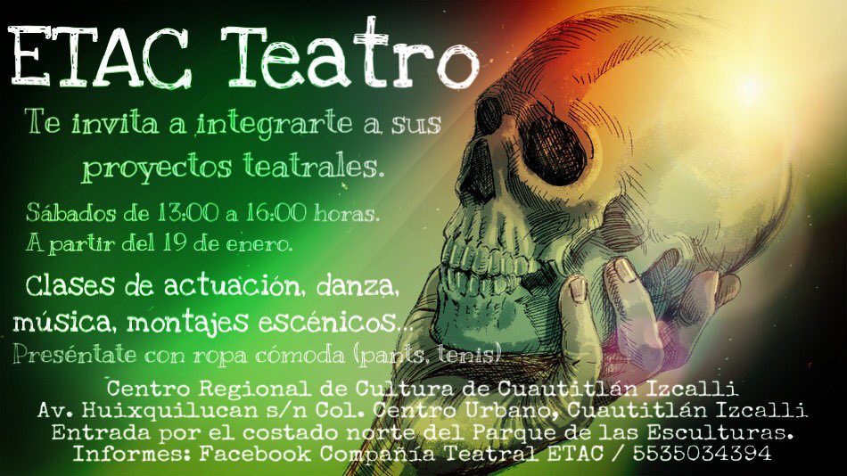 ETACteatro's tweet photo. ¿Qué esperan? https://t.co/JpNDLShkou