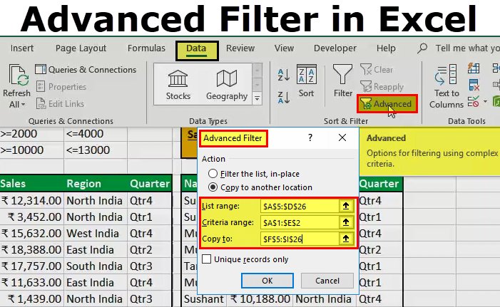 dheerajvaidya's tweet image. Excel Advanced Filter | Step by Step Guide to use Advanced Filter in Excel
buff.ly/2Qeymxg
#ExcelAdvancedFilter