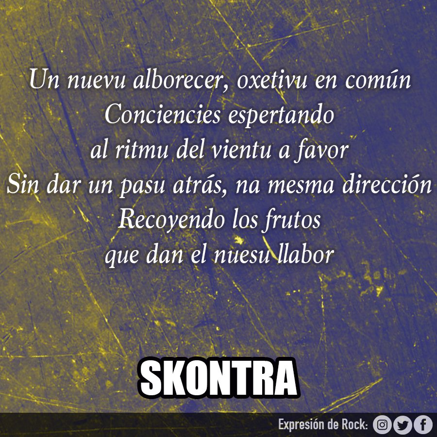 ExpresionDeRock's tweet photo. #Skontra - La Foguera 🎵 https://t.co/1QwO1OCkgm