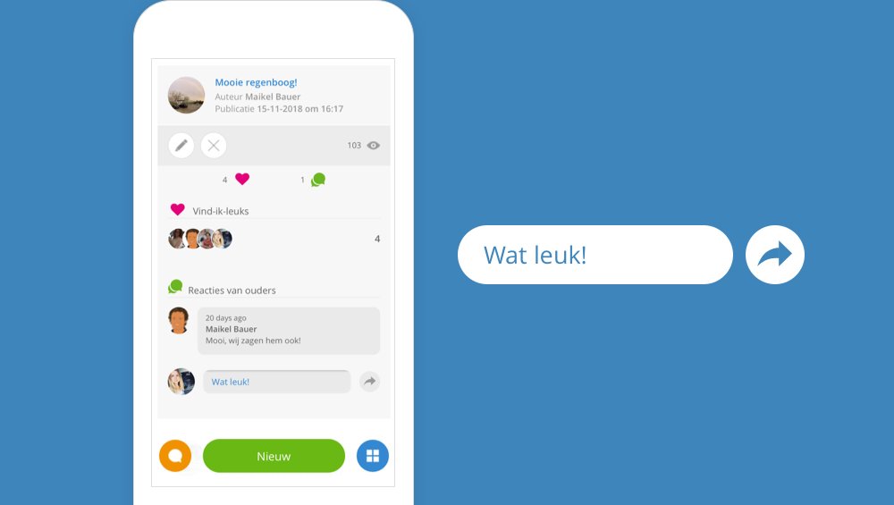 #nieuw Reageren op ouders vanuit de MediaPublisher! 
Met deze nieuwe functie kunt u gemakkelijk de conversatie aangaan met ouders in de veilige Fiep app. edu.ziber.nl/nw-24175-7-370…

#zibereducation #fiep #communicatie #oudercommunicatie #ouderbetrokkenheid #basisonderwijs