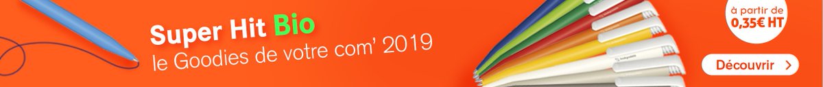 Stylo_SPO's tweet image. Déployez votre #communication #objetpub 2019 par un stylo publicitaire écologique ! Découvrez en exclusivité le Super Hit Biodégradable de Senator. goo.gl/JXdVZB