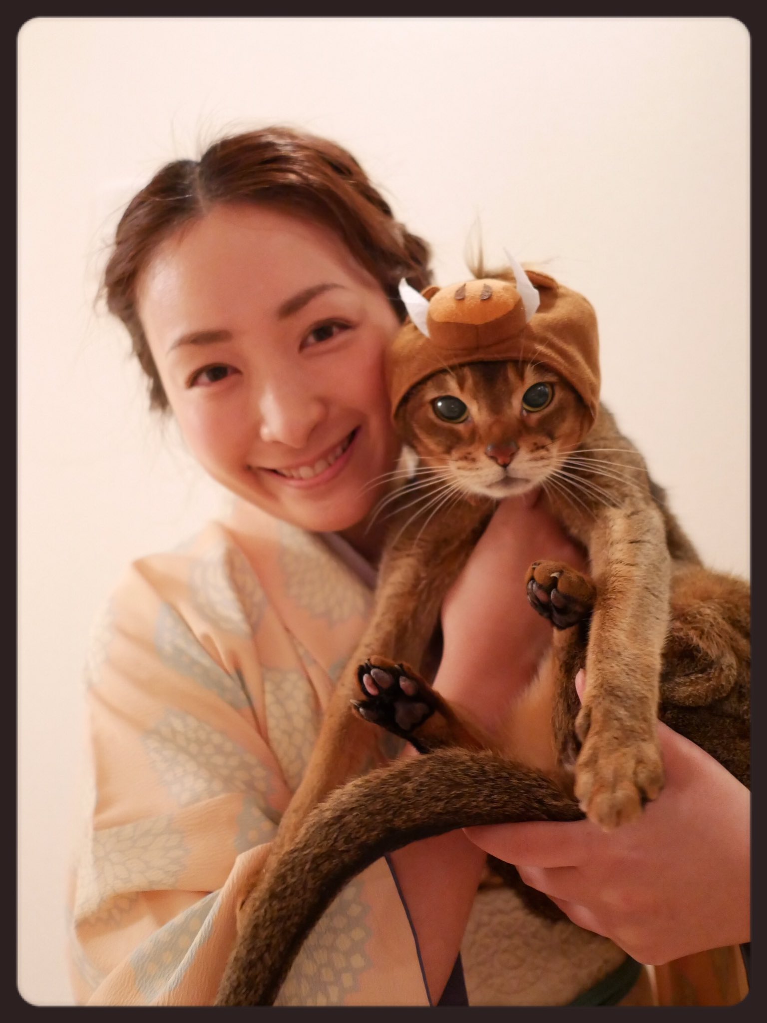 植田佳奈 干支の猪コスプレの我が子たち ビビはあったかかったみたいで そのまま寝ちゃった 猪年 植田佳奈 干支の猪コスプレの我が子たち ビビはあったかかったみたいで そのまま寝ちゃった 猪年