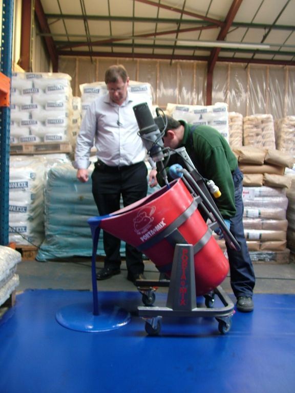 The PORTAMIX HIPPO #Mixer is the new game changer for #Flooring visit the European distriburor addex-group.com to find out more