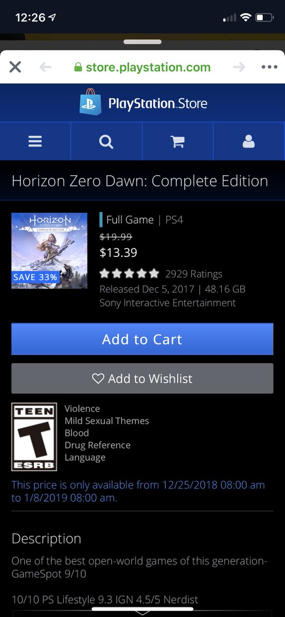 GamingAddictz1's tweet photo. Don’t sleep on this! #HorizonZeroDawn #PS4 https://t.co/zPsxJ6GXbK