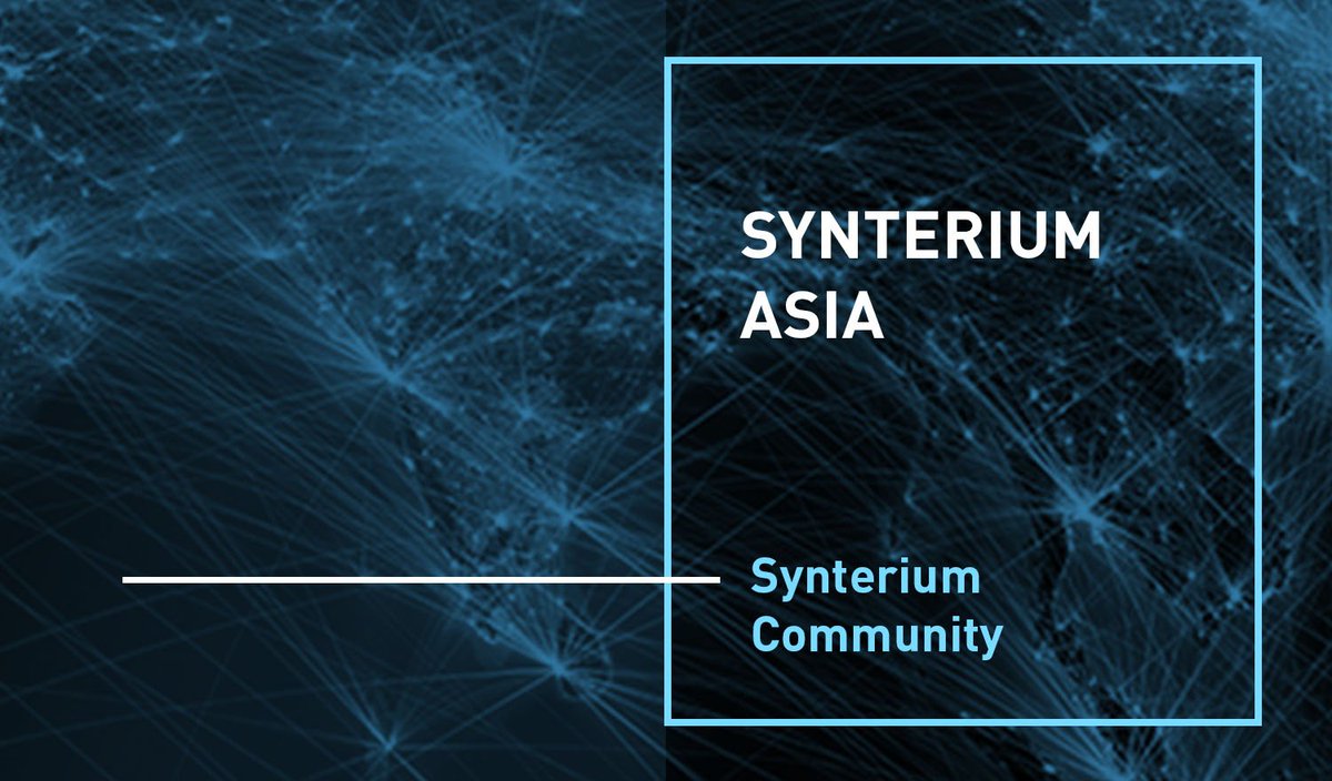 synterium's tweet image. synterium.com/news/synterium…
Synterium Asia
