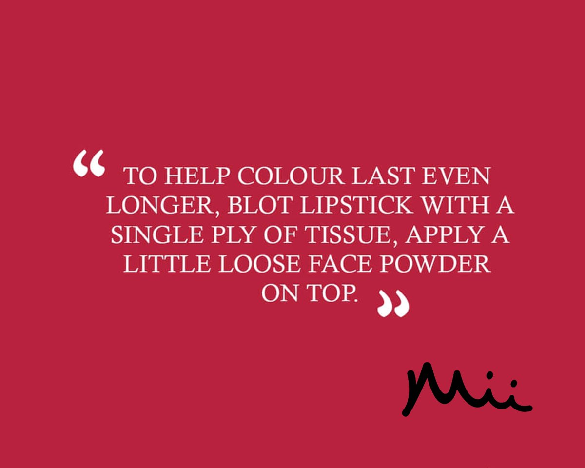 Mii Cosmetics SA tweet media