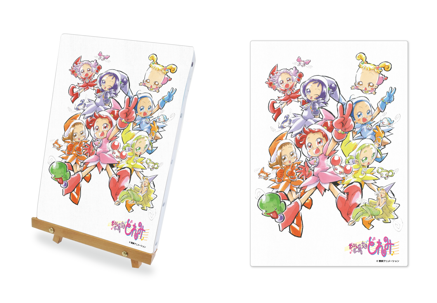 現状品】おジャ魔女どれみ 馬越嘉彦 キャンバスアート 東映