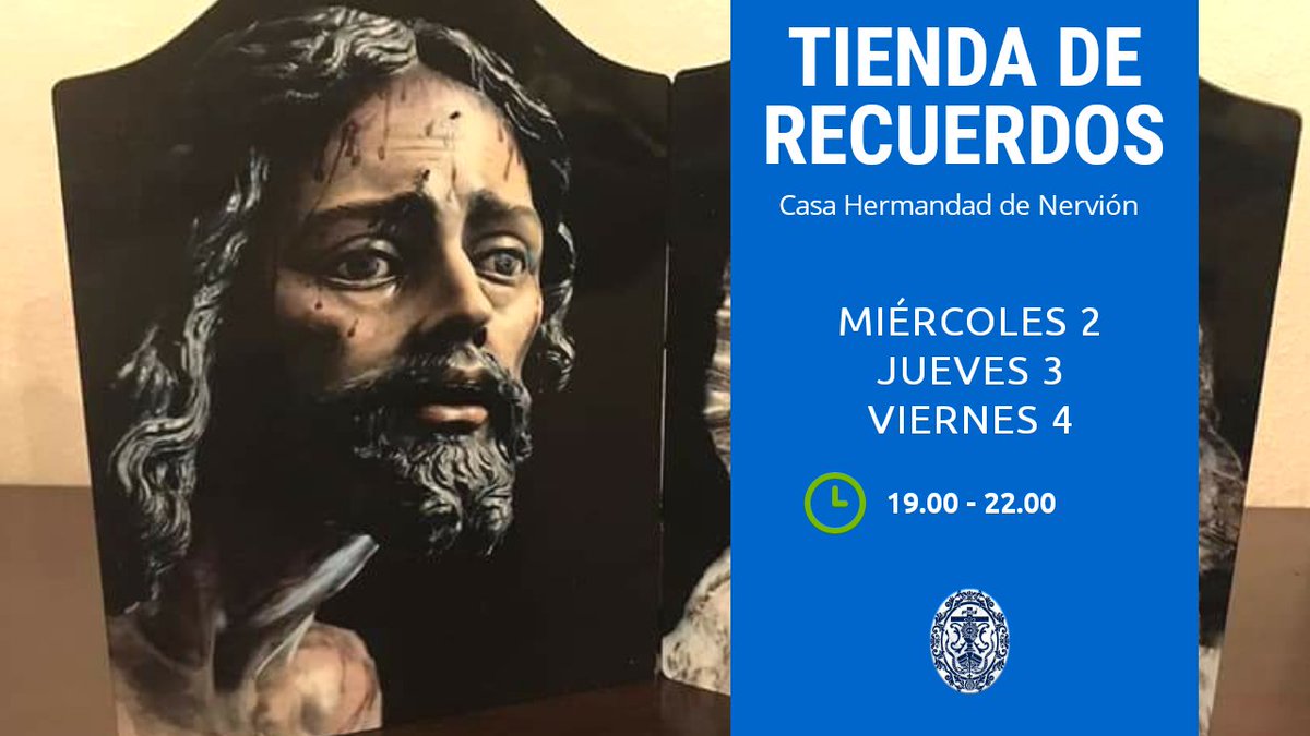 TIENDA | Los Reyes Magos este año vienen cargados de regalos de la Sed 🎁

📌 Hoy viernes es la última oportunidad. Te esperamos en la casa hermandad de 19.00 a 22.00 horas con un amplio catálogo de posibilidad. ¡No lo dudes! Estos Reyes regala recuerdos de la #HdadNervión 👑