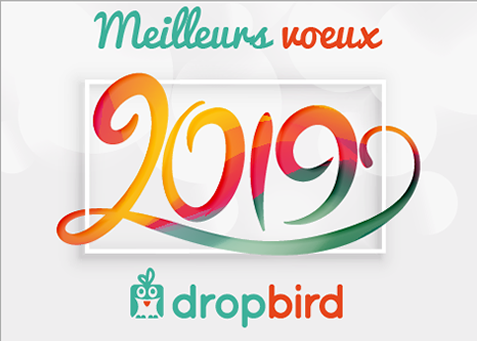 dropbird_fr's tweet photo. L'équipe de Dropbird vous souhaite à tous une belle et heureuse année 2019 ! 🥳 https://t.co/28QHPnanit