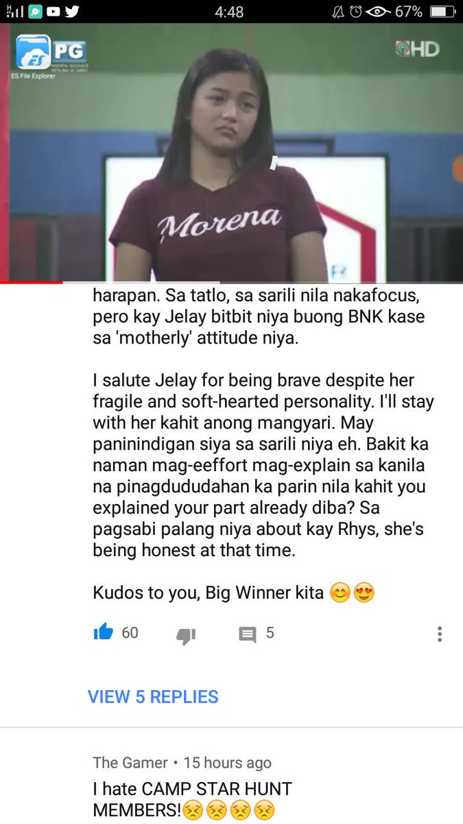 jelaydorable's tweet photo. sa lahat ng comment sa youtube, eto tumatak sakin. this explain all those negative thing they are throwing at her. and isa lamg masasabi ko, NAKAKAPRPUD MAGING FAN MO JELAY. 

#WeGotYouJELAY https://t.co/62yLqKQtYh