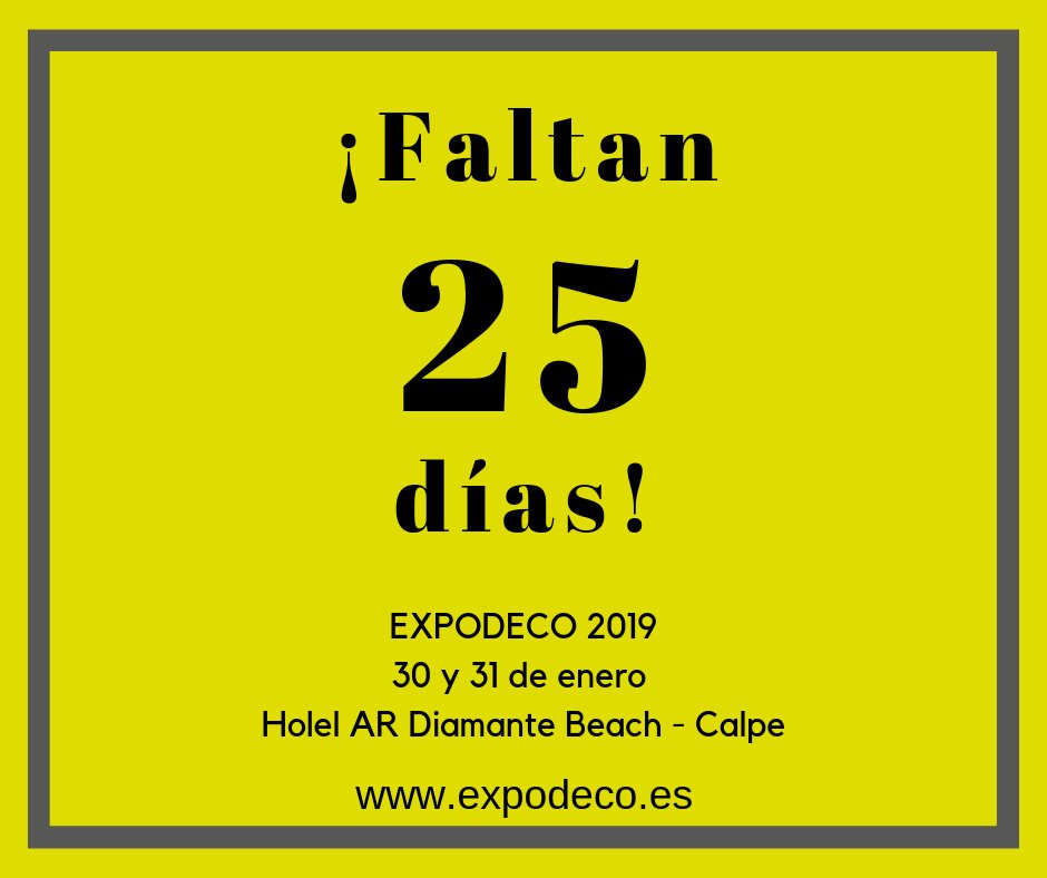 EXPODECOes's tweet image. ¡Qué emoción! Queda menos de un mes para #Expodeco2019.Estad atentos a nuestras redes la próxima semana, ¡tenemos una sorpresa para vosotros!

¿Aún no tienes tu entrada? 👉 expodeco.es/como-llegar/
·
·
·
#arquitectura #interiorismo #diseño #reforma #feria #evento #calpe #novedades