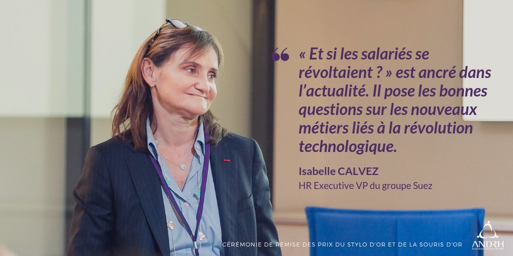 ANDRH_Officiel's tweet photo. [Temps forts 2018] #StylodOr 🖊️ #Sourisdor 🖱️| Retour sur la cérémonie de remise des prix ! Bravo à @PatrickArtus et Marie-Paule VIRARD pour leur ouvrage "Et si les salariés se révoltaient ! Ainsi qu'à @Changethework pour leur blog ! 🎉
👉https://t.co/ahAH50M1Wp #blogRH #livreRH https://t.co/B5qFGxP7tY