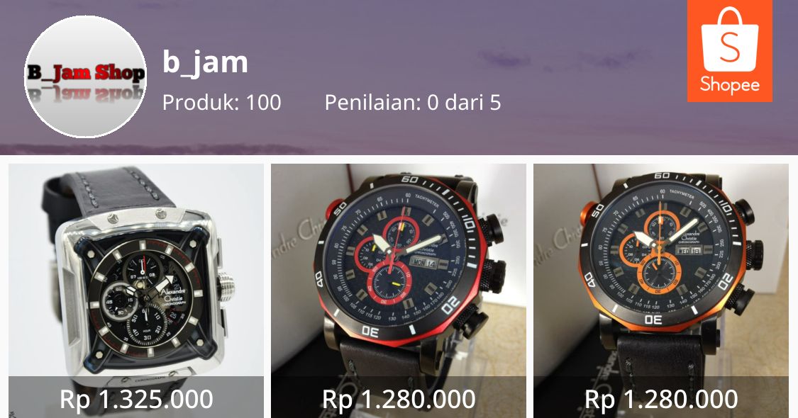 BrianAkbar8's tweet photo. Kunjungi toko saya di Shopee! b_jam: https://t.co/SSXVolVeqM #ShopeeID https://t.co/OyXIfME8Hn