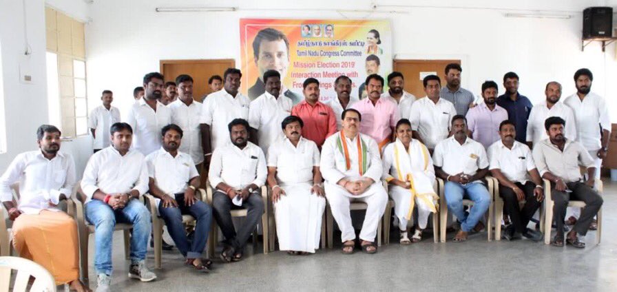 AdvJebiMather's tweet photo. Thank you @INCIndia Secretary @SanjaySDutt ji for guiding &amp; inspiring @TN_PYC team for Mission 2019 Campaign in the state committee meeting presided by TN President @Hassan_tnpyc yesterday at Sathyamoorthy Bhawan, Chennai https://t.co/6bFs8MaWA8