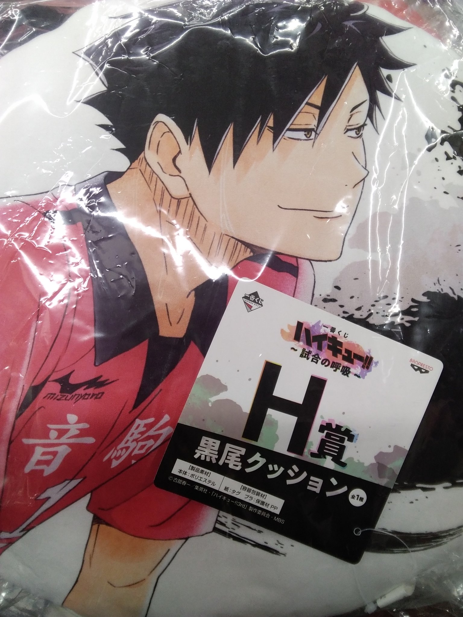 K Books キャラ館 ジャンプ 入荷情報 ハイキュー 一番くじ試合の呼吸 クッション 黒尾 研磨 ぬいぐるみペンポーチ黒尾が入荷しました 明日から春高バレーですね ハイキューのように手に汗握る熱い試合を期待しています Kbooks 春高